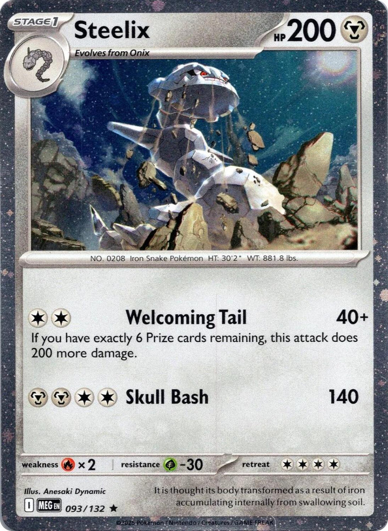 Steelix (093/132) (Cosmos Holo) [Mega Evolution: Base Set]