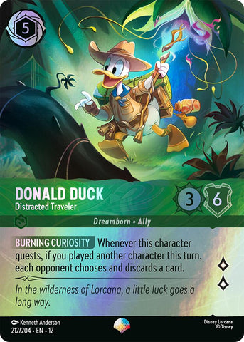 Donald Duck - Distracted Traveler (Epic) (212/204) [Wilds Unknown]