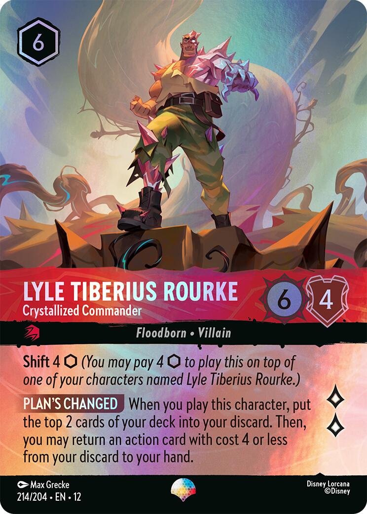 Commander Rourke Gun Lyle Tiberius Rourke - Crystallized Commander (Epic) (214/204) [Wilds