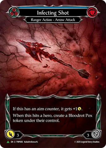 Infecting Shot (Blue) (Marvel) [TNP006] (Promo)  Rainbow Foil