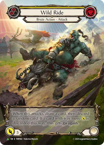 Wild Ride (Yellow) (Marvel) [TNP002] (Promo)  Rainbow Foil