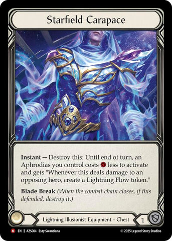 Starfield Carapace [AZS004] (Armory Deck: Zyggy)  Rainbow Foil