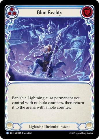 Blur Reality (Blue) [AZS025] (Armory Deck: Zyggy)