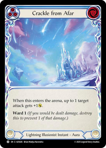 Crackle From Afar (Blue) [AZS026] (Armory Deck: Zyggy)