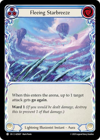Fleeing Starbreeze (Blue) [AZS027] (Armory Deck: Zyggy)