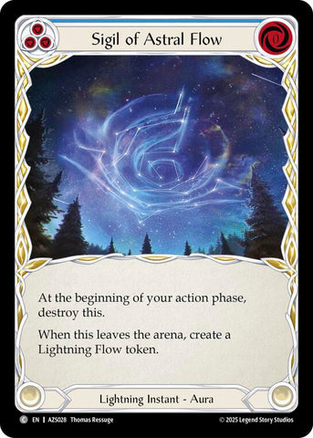 Sigil Of Astral Flow (Blue) [AZS028] (Armory Deck: Zyggy)