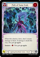 Path of Same Ends (Blue) [OMN067] (Omens of the Third Age)  Rainbow Foil