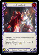 Erode Authority (Yellow) [OMN045] (Omens of the Third Age)  Rainbow Foil