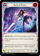 Rush Of Power (Blue) [OMN070] (Omens of the Third Age)  Rainbow Foil