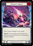 Meteoric Impact (Red) [OMN118] (Omens of the Third Age)  Rainbow Foil