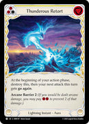 Thunderous Retort (Yellow) [OMN197] (Omens of the Third Age)