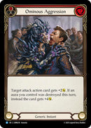 Ominous Aggression (Red) [OMN216] (Omens of the Third Age)