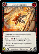 Evasive Nageboshi (Blue) [OMN232] (Omens of the Third Age)  Cold Foil