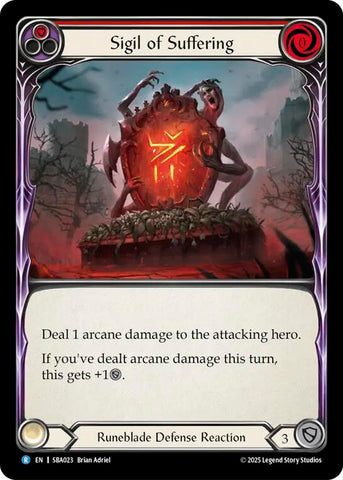Sigil of Suffering (Red) [SBA023] (Silver Age Chapter 3)