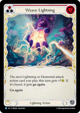 Weave Lightning (Red) [SBA029] (Silver Age Chapter 3)