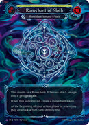Runechant of Sloth (Yellow) (Marvel) [IAR156-MV] (Omens of the Third Age)  Cold Foil