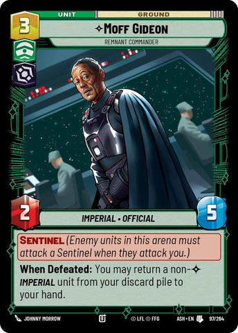 Moff Gideon - Remnant Commander (97/264) (97/264) [Ashes of the Empire]