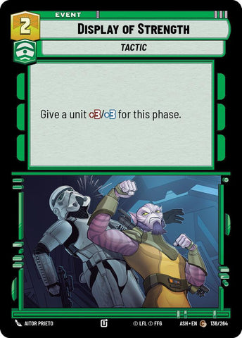 Display of Strength (136/264) (136/264) [Ashes of the Empire]