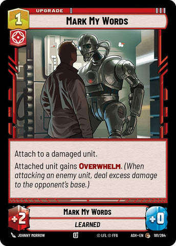 Mark My Words (181/264) (181/264) [Ashes of the Empire]