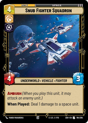 Snub Fighter Squadron (194/264) (194/264) [Ashes of the Empire]