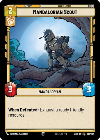 Mandalorian Scout (216/264) (216/264) [Ashes of the Empire]
