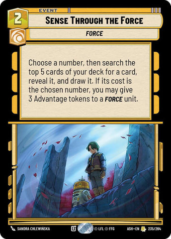 Sense Through the Force (235/264) (235/264) [Ashes of the Empire]