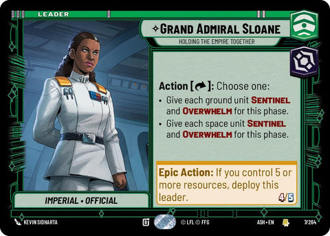Grand Admiral Sloane - Holding the Empire Together (7/264) (7/264) [Ashes of the Empire]