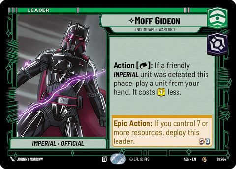 Moff Gideon - Indomitable Warlord (8/264) (8/264) [Ashes of the Empire]