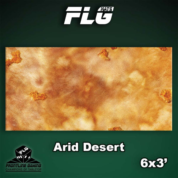 Frontline Gaming Mat 6'x3' Arid Desert