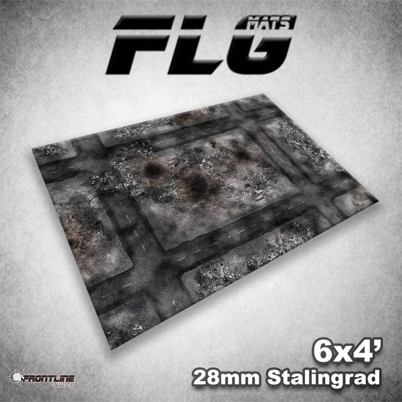 Frontline Gaming Mat 6'x4' Stalingrad 28mm