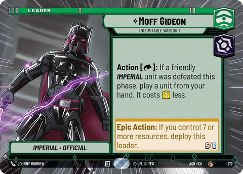 Moff Gideon - Indomitable Warlord (272) (Hyperspace) (272) [Ashes of the Empire]