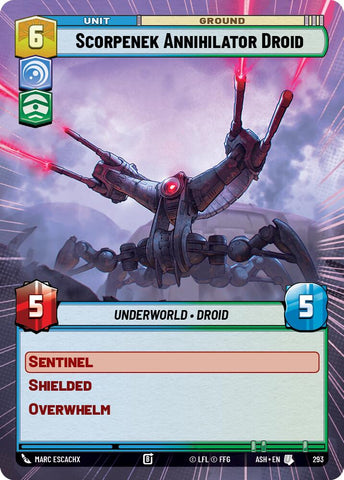 Scorpenek Annihilator Droid (293) (Hyperspace) (293) [Ashes of the Empire]