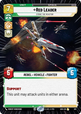 Red Leader - Strike the Reactor (301) (Hyperspace) (301) [Ashes of the Empire]