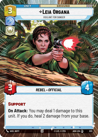 Leia Organa - Vigilant for Danger (323) (Hyperspace) (323) [Ashes of the Empire]