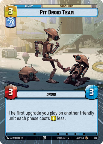 Pit Droid Team (339) (Hyperspace) (339) [Ashes of the Empire]