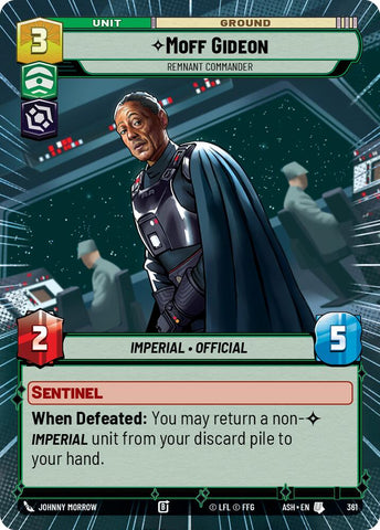 Moff Gideon - Remnant Commander (361) (Hyperspace) (361) [Ashes of the Empire]