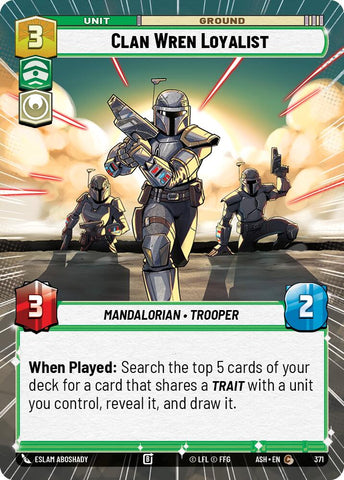 Clan Wren Loyalist (371) (Hyperspace) (371) [Ashes of the Empire]