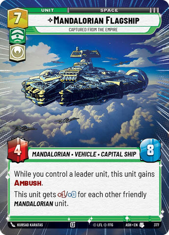 Mandalorian Flagship - Captured from the Empire (377) (Hyperspace) (377) [Ashes of the Empire]