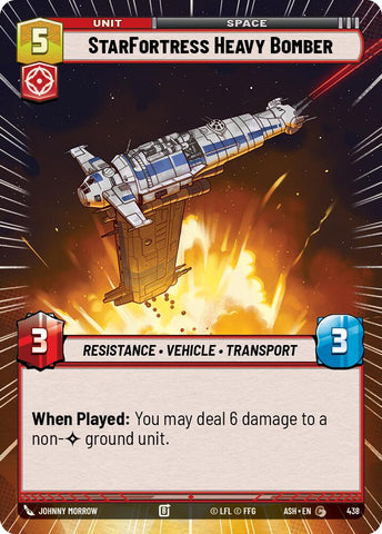 StarFortress Heavy Bomber (438) (Hyperspace) (438) [Ashes of the Empire]