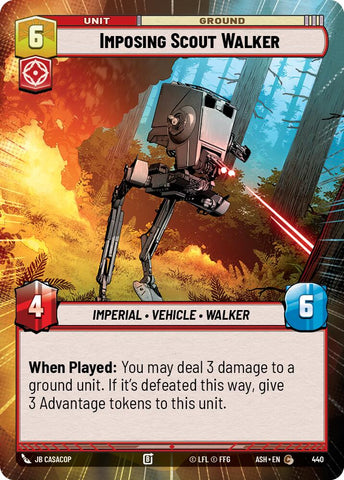Imposing Scout Walker (440) (Hyperspace) (440) [Ashes of the Empire]