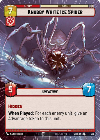 Knobby White Ice Spider (442) (Hyperspace) (442) [Ashes of the Empire]