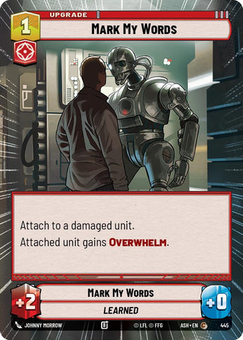 Mark My Words (445) (Hyperspace) (445) [Ashes of the Empire]