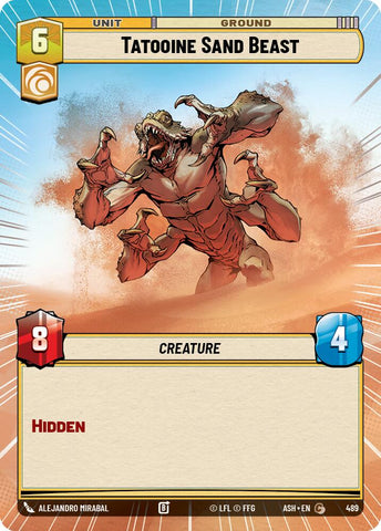 Tatooine Sand Beast (489) (Hyperspace) (489) [Ashes of the Empire]