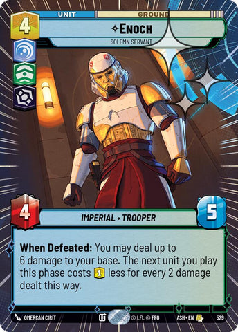 Enoch - Solemn Servant (529) (Hyperspace Foil) (529) [Ashes of the Empire]