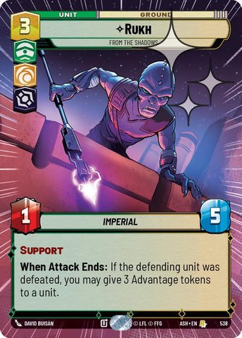 Rukh - From the Shadows (538) (Hyperspace Foil) (538) [Ashes of the Empire]