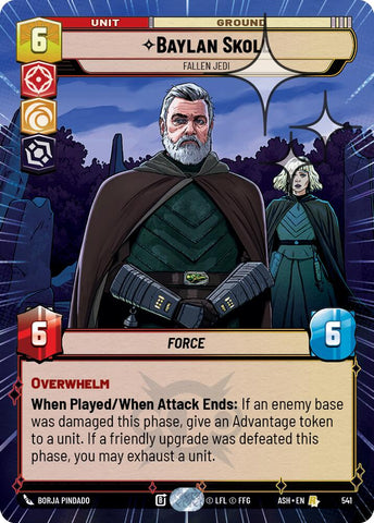 Baylan Skoll - Fallen Jedi (541) (Hyperspace Foil) (541) [Ashes of the Empire]