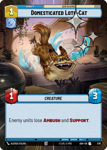 Domesticated Loth-Cat (570) (Hyperspace Foil) (570) [Ashes of the Empire]