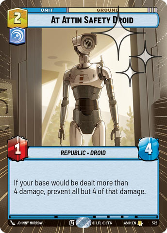 At Attin Safety Droid (572) (Hyperspace Foil) (572) [Ashes of the Empire]