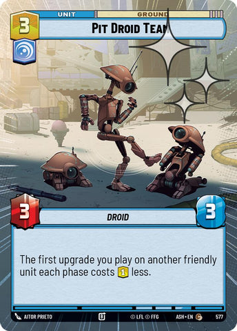 Pit Droid Team (577) (Hyperspace Foil) (577) [Ashes of the Empire]