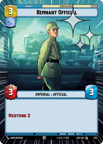 Remnant Official (578) (Hyperspace Foil) (578) [Ashes of the Empire]